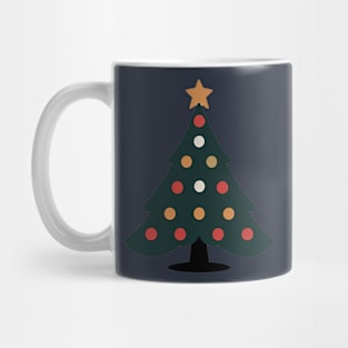 Simple Evergreen Christmas Tree Graphic Mug